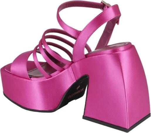 Nodaleto Sandalen Satin Pink Bulla Chibi Sandals in roze