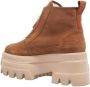 Nubikk Gorpcore outdoor FAshion bruin Tinten Flore Rock Fur Enkelboots Enkellaarsjes Dames Camel - Thumbnail 4