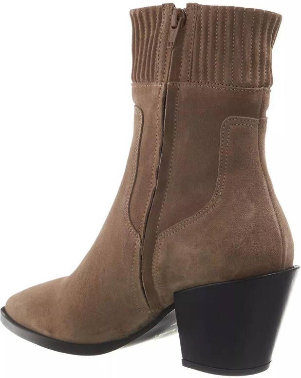 Bruin Tinten Romee Rock Enkellaarsjes Enkelboots met rits Dames Taupe - Foto 5