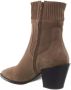 Bruin Tinten Romee Rock Enkellaarsjes Enkelboots met rits Dames Taupe - Thumbnail 5