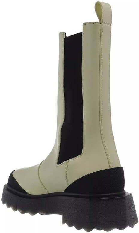 Off-White Chelsea laarzen met spons-effect Beige - Foto 2