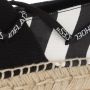 Off-White Espadrilles Canvas Laces Flat Espadrillas in zwart - Thumbnail 3
