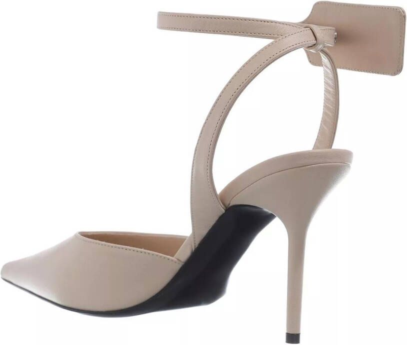 Off-White Pumps & high heels Nappa Zip Tie Sabot in beige