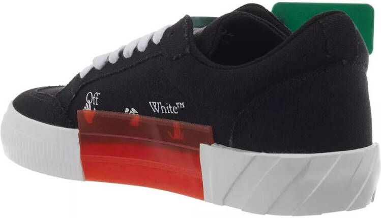Off-White Sneakers Low Vulcanized Canvas in zwart