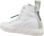 Off-White Sneakers Mid Top Vulcanized Leather in groen - Thumbnail 1