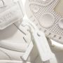 Off White Witte Sneakers met Verstelbare Band White Dames - Thumbnail 2