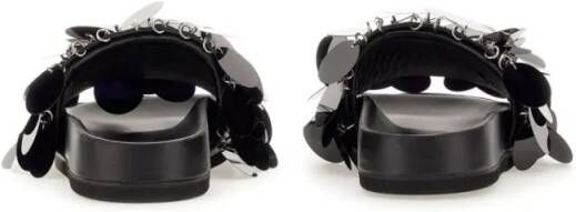 Paco Rabanne Sandalen Sparkle Sandal in zwart