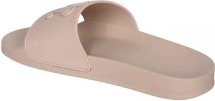 Palm Angels Sandalen Beige Rubber Slipper in beige