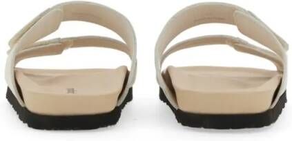 Palm Angels Sandalen Sandal With Logo in wit