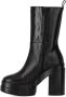 Paloma Barceló Enkellaarzen PALOMA BARCELÓ EROS SCHWARZE STIEFELETTE MIT ABSAT in zwart - Thumbnail 2