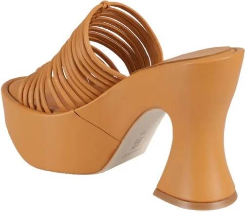 Paloma Barceló Sandalen Ochre-Colored Sandals in oranje