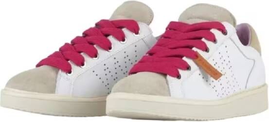 Panchic Low-Top Sneakers Wide-Weave Laces Sneakers in wit