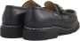 Paraboot Black Leather Loafers With Rounded Toe in zwart - Thumbnail 1