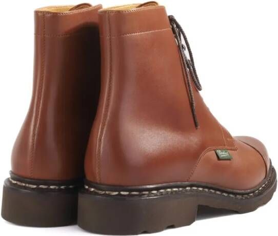 Paraboot Boots Brown Shoes With Norwegian Stitching in bruin