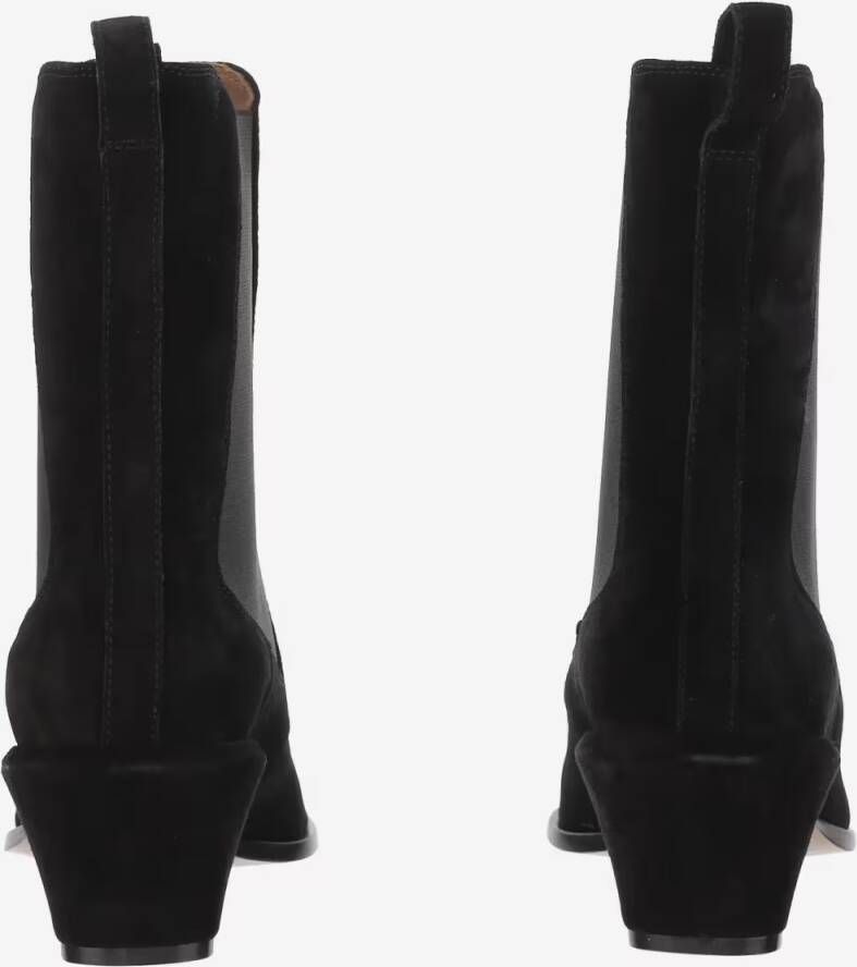 Paris Texas Boots Bettina 50 Leather Ankle Boots in zwart