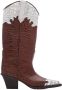 Paris Texas Boots & laarzen 60mm Ricky Embossed Croco Cowboy Boots in bruin - Thumbnail 1