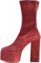 Paris Texas Boots Booties Maroon in bruin - Thumbnail 1