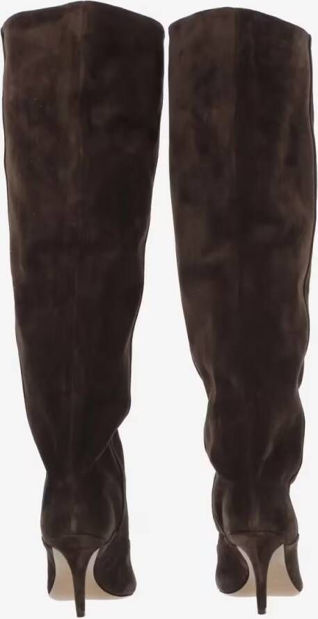 Paris Texas Boots Ines Reverse Mid-Calf 75 in bruin