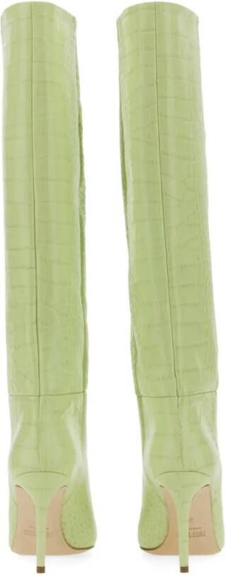 Paris Texas Boots Knee-High 85 Stiletto Boots in groen