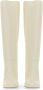 Paris Texas Boots Knee-High Leather Boots With Pointed Toe in wit - Thumbnail 1
