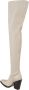 Paris Texas Boots Vegas Over The Knee Boot Stretch in beige - Thumbnail 2