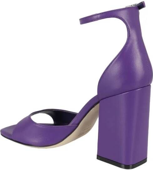 Paris Texas Sandalen Square-Toe High-Heel Fiona Sandals in paars
