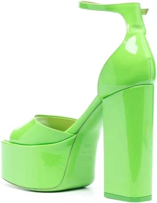 Paris Texas Sandalen Tatiana Platform Sandal in groen