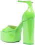 Paris Texas Tatiana Platform Vernice Sandaal Green Dames - Thumbnail 2