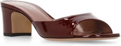 Paris Texas Slippers & Mules Bordeaux Lara Mule Shoes in rood