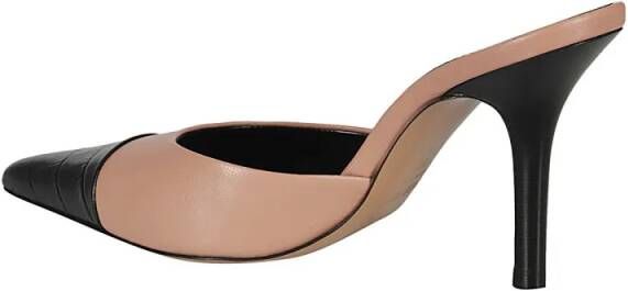 Paris Texas Slippers & Mules Décolleté Ashley Mule With Crocodile Leather Detai in roze