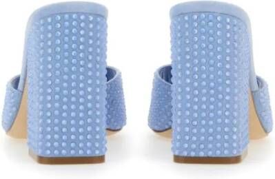 Paris Texas Slippers & Mules Holly Anja Suede Mules in blauw