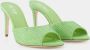Paris Texas Slippers & Mules Holly Stiletto 85 Mules Peridot in groen - Thumbnail 1