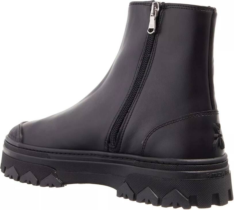 PATRIZIA PEPE Urban Biker Rits Leren Enkellaarzen Zwart Dames - Foto 5