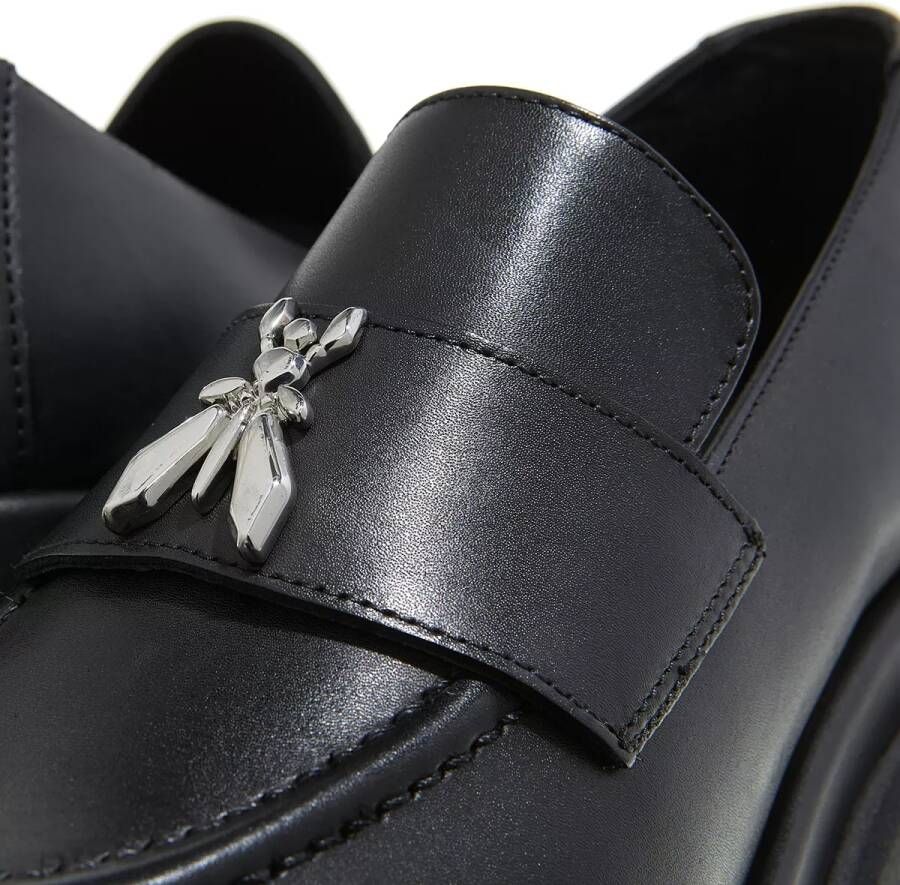 PATRIZIA PEPE Studded Leren Loafers Black Dames