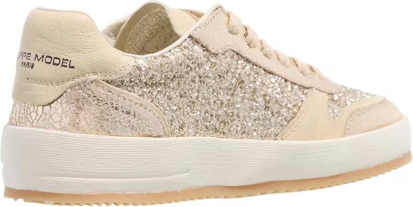 Philippe Model Low-Top Sneakers Nice Low Woman in champagne kleuren