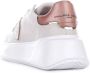 Philippe Model Nude leren sneaker met metallic details Beige Dames - Thumbnail 3