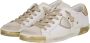 Philippe Model Witte Veterschoenen met Distressed Finish White Dames - Thumbnail 5
