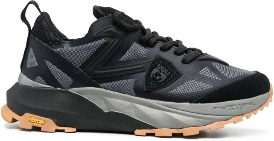 Philippe Model Low-Top Sneakers Rockx Low Mondial Tech Sneakers in zwart