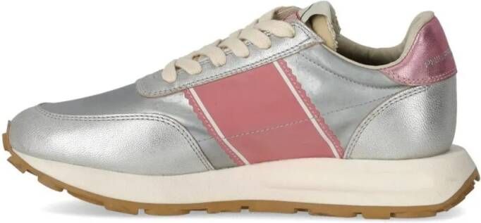 Philippe Model Low-Top Sneakers Tour Low Vintage Metal Argent Rose Sneaker in zilver