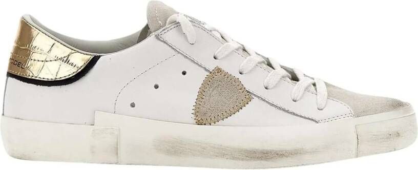 Philippe Model Low-Top Sneakers White in meerkleurig