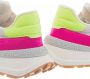 Philippe Model Sneakers Dames Lage sneakers Damesschoenen Canvas Antibes Low Wit combi - Thumbnail 3