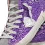 Philippe Model Blauwe Glitter Hoge Sneakers Purple Dames - Thumbnail 2