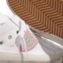 Philippe Model Prsx Witte Sneakers met Verouderd en Slangeneffect White Dames - Thumbnail 2