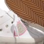Philippe Model Prsx Witte Sneakers met Verouderd en Slangeneffect White Dames - Thumbnail 3