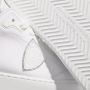 Philippe Model Witte Sneakers met Contrastdetails en Spiegelende Leren Randen White Dames - Thumbnail 2
