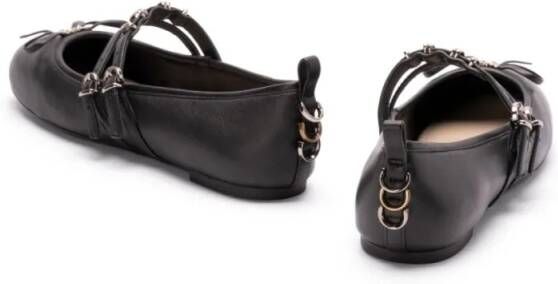 pinko Ballerina Gioia 09 With Buckle-Strap Detail And Bo in zwart