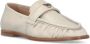 Pinko Beige Leather Loafers in beige - Thumbnail 1