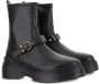 Pinko Boots Ankle-High Leather Boots in zwart - Thumbnail 1