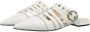 Pinko Slippers & Mules Pointed-Toe Sabot With Cut-Out Insert in wit - Thumbnail 3