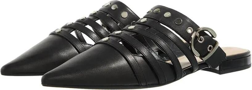 Pinko Slippers & Mules Pointed Toe Gianira Sabot With Cut-Out Design in zwart - Foto 3